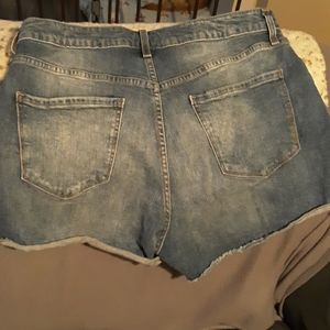 Arizona Jeans Co. Destructed Denim Shorts
